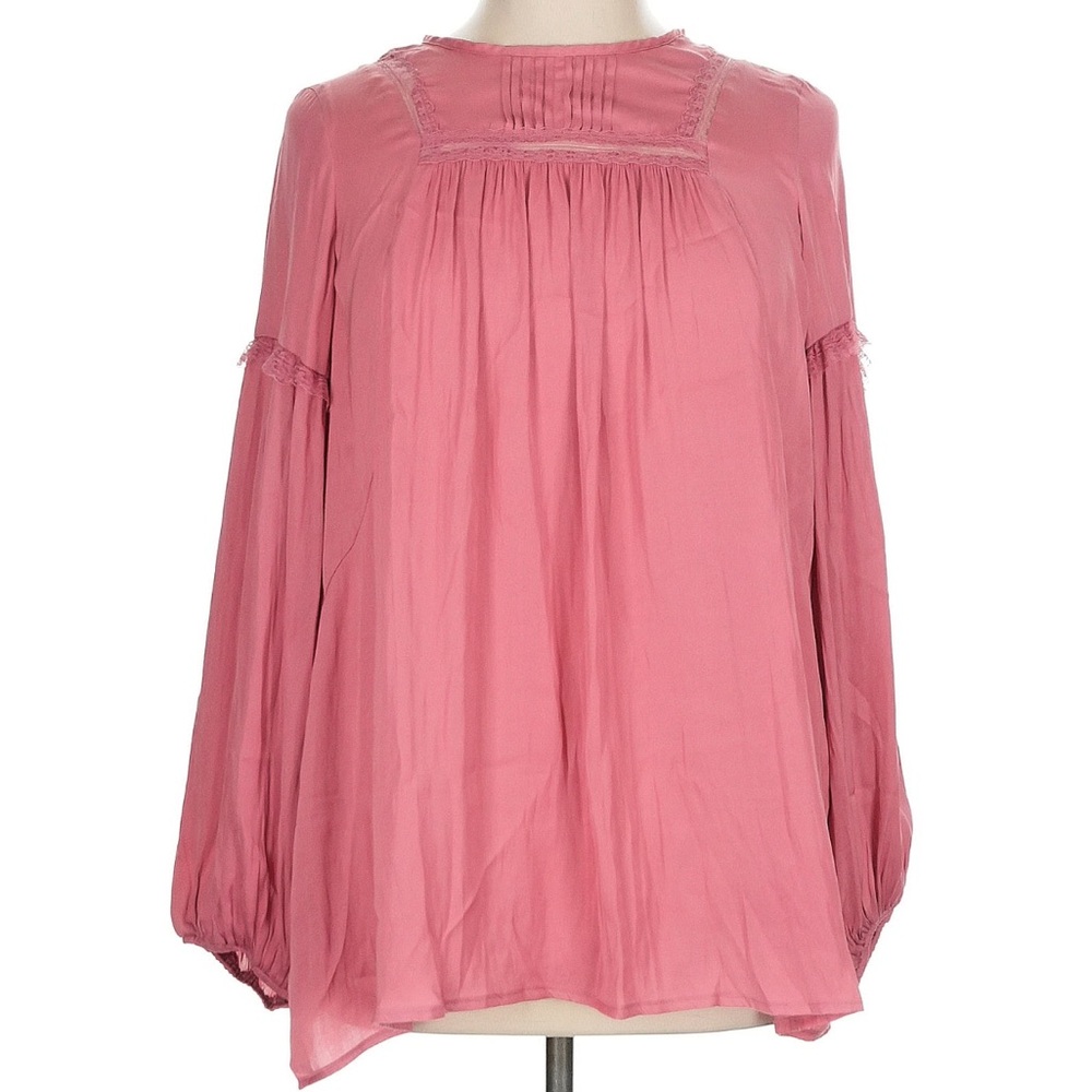 EUC Suzanne Betro Rose Blouse Sz XL